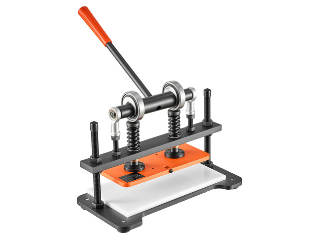 VEVOR Leather Cutting Machine 10.24 x 4.72 in Embossing Plate Die Cutter, Hand Press Leather Embossing & Die Cutting, 3300 lbs Pressure, 0.47 in...