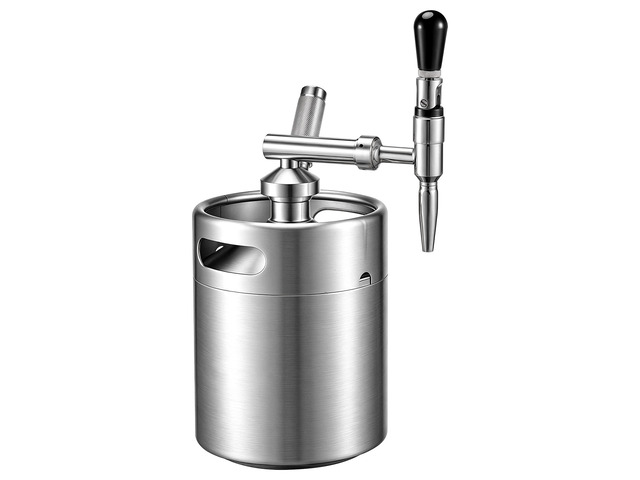 VEVOR Nitro Cold Brew Coffee Maker 135 oz Nitrogen Dispenser System, Home Brew Coffee Keg, Portable Nitrogen Infuser with Dispenser and Pressure...