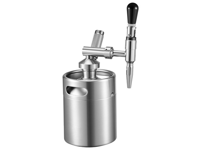 VEVOR Nitro Cold Brew Coffee Maker 68 oz Nitrogen Dispenser System, Home Brew Coffee Keg, Portable Nitrogen Infuser with Dispenser and Pressure...