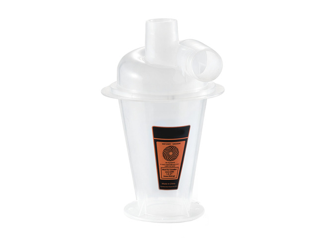 VEVOR Cyclone Dust Separator Kit, 2 inch O. D. Dust Collector Translucent PP, Great for Woodworking and Shop Wet/Dry Vacuums, Fits Various Buckets...