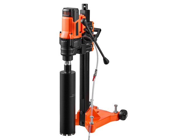 VEVOR Diamond Core Drilling Machine, 0.88 in Drilling Diameter, Rolling Dry and Wet Concrete Core Drill Rig with 8 Drill Bits & Wheeled Stand,...