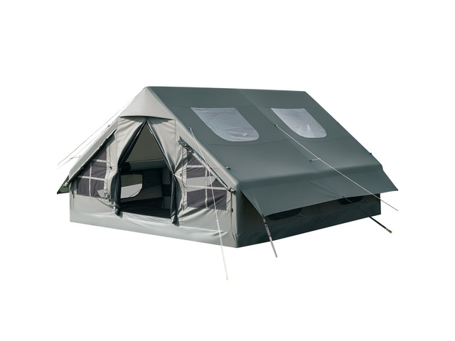 VEVOR Inflatable Tent for Camping 5-8 Person Blow Up Tent with Hand Pump, for Family Outdoor Glamping, Waterproof 420D Oxford, Easy Setup Air House...