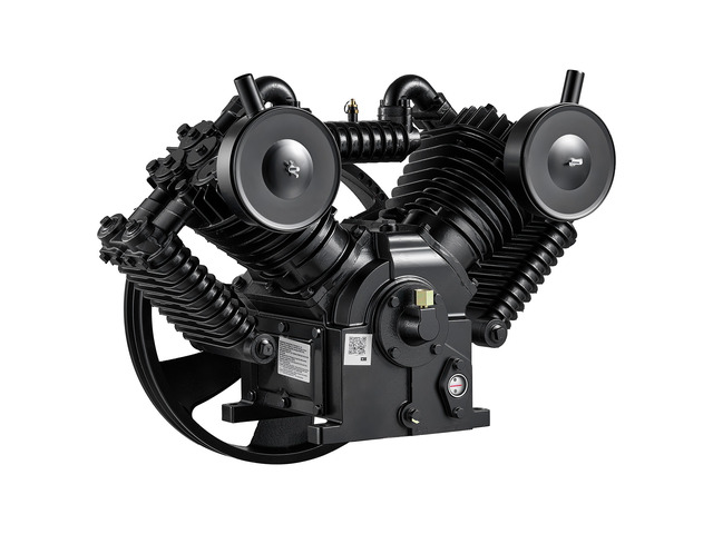 VEVOR Air Compressor Pump Head, 10HP 30CFM, 4-Cylinder Oil Lubricated Air Compressor Pump Head, Dual Stage Cast Iron Replacement Head with Max...