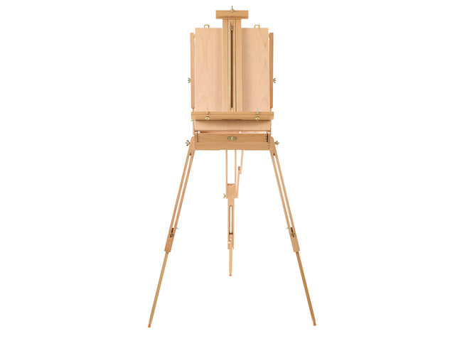 VEVOR French Easel with Legs Foldable and Portable Sketchbox Easel Stand, For Painting, Solid Beech Wood, Holds Canvas up to 33.86', Adjustable...