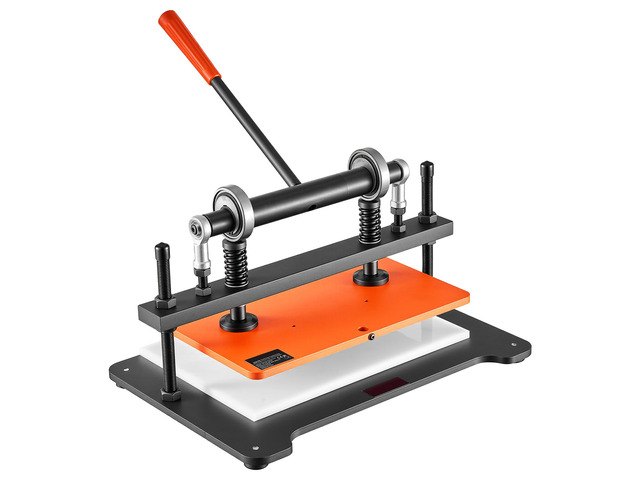 VEVOR Leather Cutting Machine 14.17 x 10.24 in Embossing Plate Die Cutter, Hand Press Leather Embossing & Die Cutting, 3300 lbs Pressure, 0.47 in...