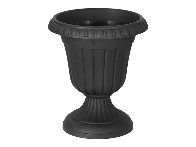 VEVOR Plastic Urn Planters 12.99'x14.96' 2 PCS Black Classic Urn Flower Pot, for Wedding, Party, Event, Home, Stage, Garden, Balcony, and Patio...
