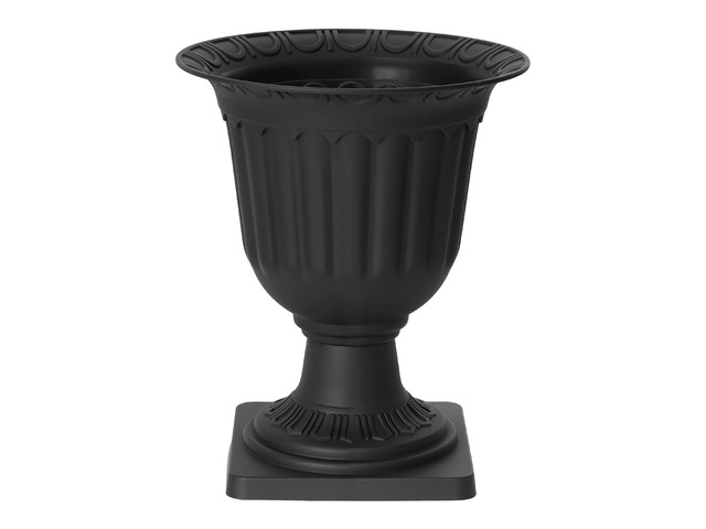 VEVOR Plastic Urn Planters 15.75'x18.9' 2 PCS Black Classic Urn Flower Pot, for Wedding, Party, Event, Home, Stage, Garden, Balcony, and Patio...