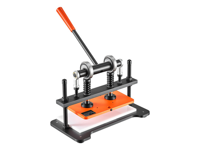 VEVOR Leather Cutting Machine 10.24 x 5.91 in Embossing Plate Die Cutter, Hand Press Leather Embossing & Die Cutting, 3300 lbs Pressure, 0.47 in...
