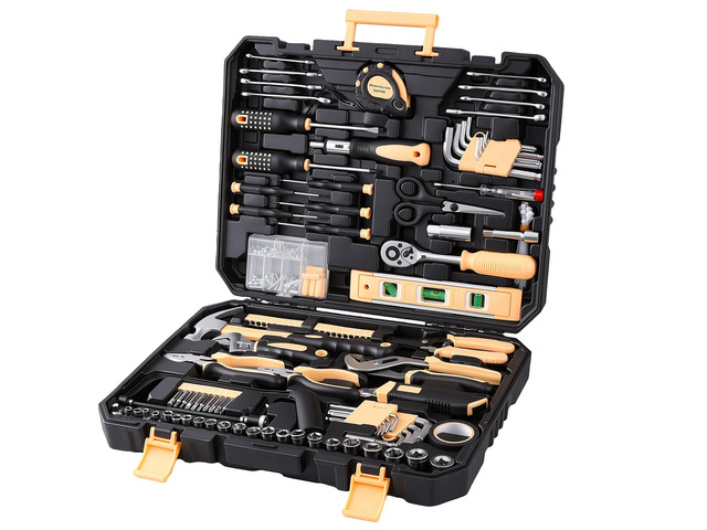 VEVOR Tool Kit 245-Piece General Household Tool Kit for Home Maintenance, For Everyday House Repairs and DIY Projects, with Portable Storage Case,...