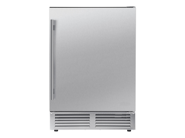 VEVOR Outdoor Beverage Refrigerator, 24 Inch Undercounter Drink Fridge, 304 Stainless Steel Body, 5.0 Cu. Ft, Hold 180 Cans, Powerful Cooling...