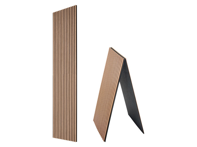VEVOR Wood Wall Panels, 94.5 x 23.6 inches, Acoustic Slat Panels, Walnut, Sound Absorbing for Living Rooms, Bedrooms, Offices, Studios, Interior...