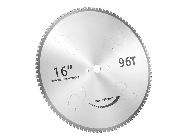 VEVOR Chop Saw Blade 16-in 96 Teeth Cermet-Tipped Metal Cold Cutting Blade, Compatible with Chop Saws, 4000 Cuts, Cutting Smooth Surfaces with No...