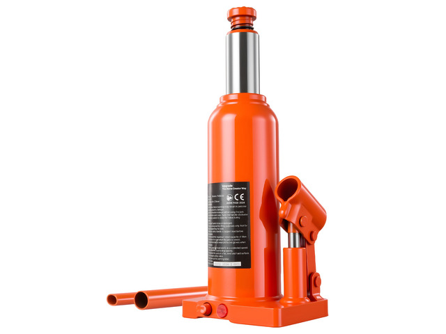 VEVOR Hydraulic Bottle Jack 4 Ton (8818.5 lbs) 7.64'-14.92' Lifting Range, for Midsize Sedan, Midsize SUV, Van, Auto Repair & House Lift,...