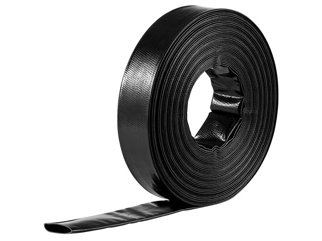 VEVOR Discharge Hose 2' x 100 ft PVC Lay Flat Backwash Water Pump Hose, for Swimming Pool Sand Filter & Sump Pump, Heavy Duty, Water Transfer...