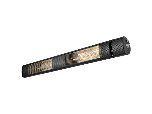 VEVOR Infrared Heater 3000W Electric Space Heater for Outdoor Use Black, Remote & Mechanical Switch Control, 3 Heat Settings, Aluminum Alloy &...