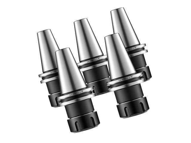 VEVOR CAT40 Collet Holder ER32 5 Piece Precision Spring Collet Chuck Set, for Milling Machine Drill Presses, 4000 RPM Max Speed, CAT40 Tool Holder...