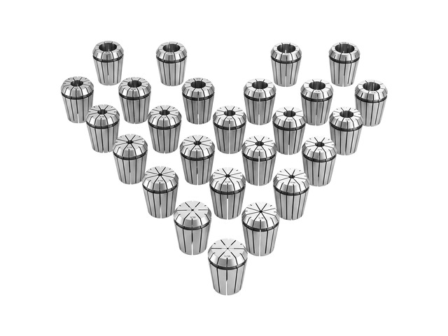 VEVOR ER32 Collet Set 1/16'-13/16' 25 Piece ER32 Spring Collet Chuck Set, for Milling Machines & Drill Presses, 0.0008' TIR High Concentricity,...