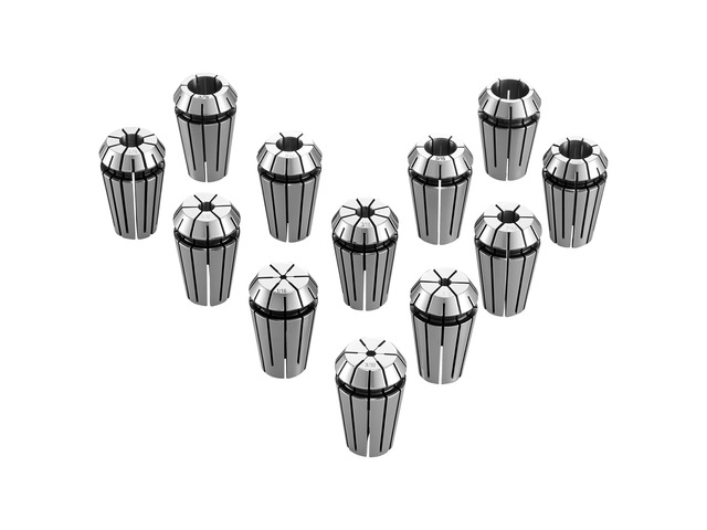 VEVOR ER16 Collet Set 1/16'-13/32' 12 Piece ER16 Spring Collet Chuck Set, for CNC Milling Machines & Drill Presses, 0.0008' TIR High Concentricity,...