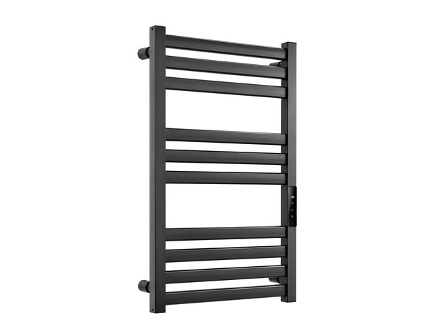 VEVOR Heated Towel Warmer Rack for Bathroom Electric Wall Mounted 10 Bars, Aluminum Alloy Towel Warmer, Overheat Protection, with Touch Screen,...