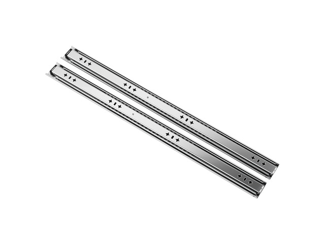 VEVOR Heavy Duty Drawer Slides, 28 inch 265 lbs Load Side Mount Rails, for Cabinets, Kitchen, Workbench, RV, 3-Fold Full Extension Ball Bearing...
