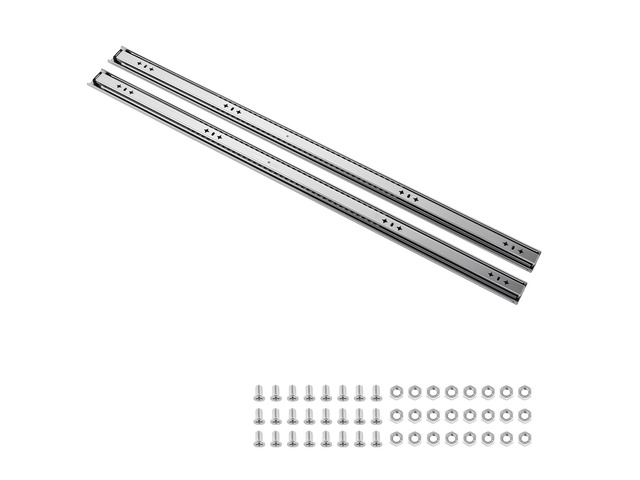 VEVOR Heavy Duty Drawer Slides, 40 inch 265 lbs Load Side Mount Rails, for Cabinets, Kitchen, Workbench, RV, 3-Fold Full Extension Ball Bearing...