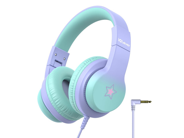 HS19S Kids Headphones for School, Over-Ear for Toddler Boys Girls SafeSound Tech, Stereo Sound, Kids Headphones with Cord, Durable Foldable 3.5mm...
