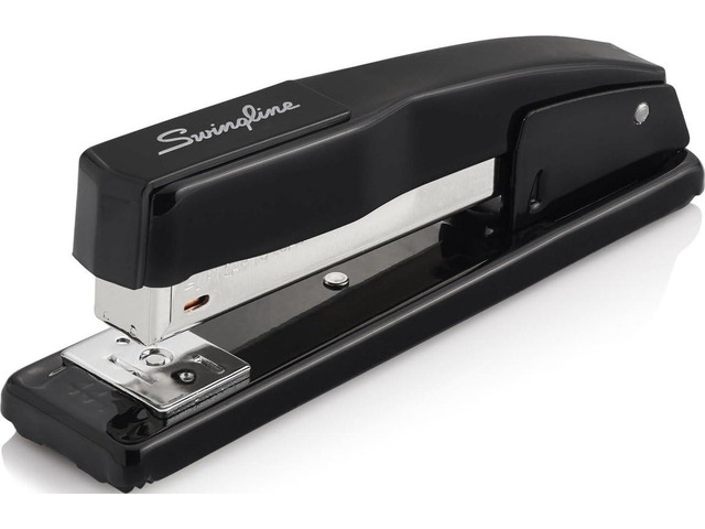 Commercial Stapler, 20 Sheet Capacity, Jam Free, Metal, Black (44401)