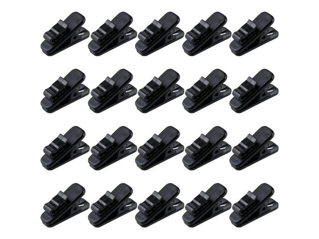 MUZHI Headphone Clip,Small Cable Clothing Clips,Earbud Clip to Keep Earphone/Microphone Cord in Place for 1.5mm Wire Diameter Round Wire Earphone 1...