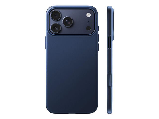 For iPhone 17 Pro Max Case Thin 6.3' Velvety Matte Blue Hard Bayer PC Material for iPhone 17 Pro Max Phone Case, OriginFit, Anti-scratch,Ultra...
