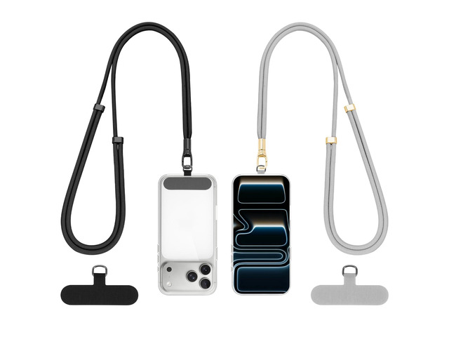 Yun Mao Phone Lanyard 2 Pack with 2 Tether Tabs, Adjustable Crossbody Cell Phone Strap, Anti-Theft Multifunctional Patch Lanyards Compatible with...