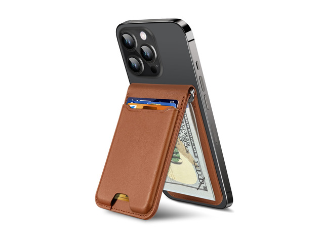 ExtreLife for Magsafe Wallet with Money Clip, Strongest Magnetic Wallet for iPhone 17/16/15/14/13/12 Series, Adjustable Stand, ID Window, 5 Card...