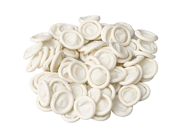 Finger Cot, Medium Finger Protectors Latex Anti-Static Finger Covers, Finger Tip Protect Keeping Dressing Dry and Clean Disposable Finger Gloves...