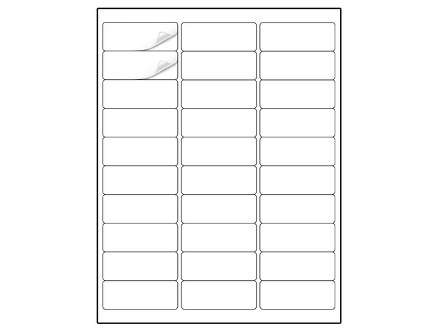 Address Labels 1' x 2-5/8' 3000 Labels Sticker Paper for Laser/Ink Jet Printer Mailing Labels 8.5'×11' White 30 per Sheet