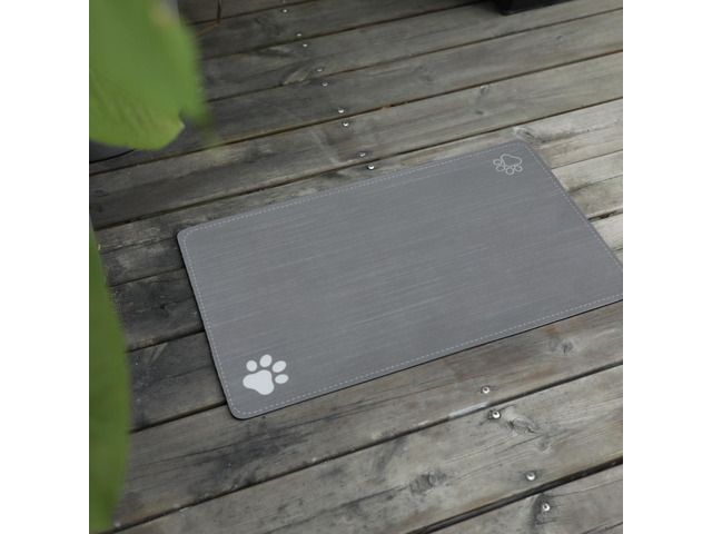 Cat & Dog Feeding Mat for Bowl-Pet Eating mat,Absorbent Non-Slip,Quick Dry Dog Water Bowl Dispenser Mat,Backing Pet Placemat for Messy...