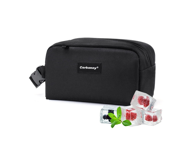 Small Lunch Bag,Freezable Lunch Bag,Built-in Ice Pack Mini Cooler Bag, Insulated, Perfect For Office/School/Travel And Picnic Use. Ideal For...