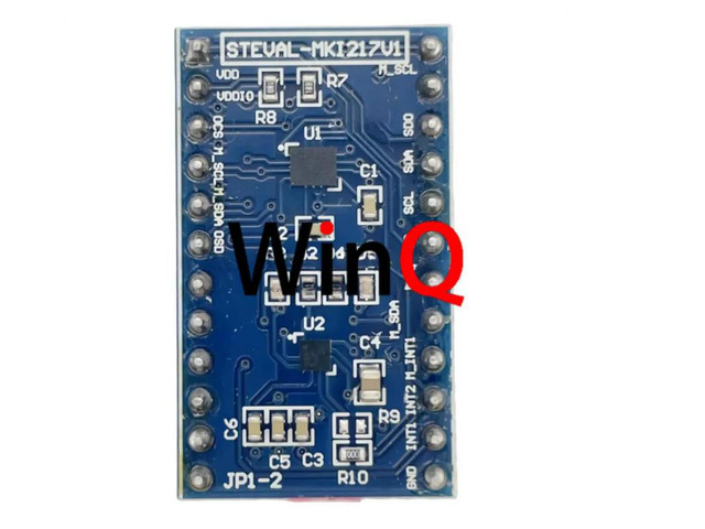 STEVAL-MKI217V1 is based on LSM6DSOX LIS2MDL standard DIL24 adapter board