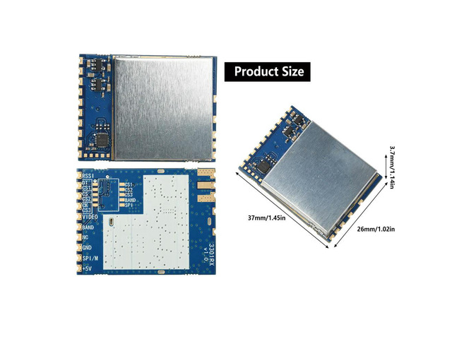 3301Rx 3.1-3.7G Module Analog FPV Audio Video RF Transmission Receiver Module