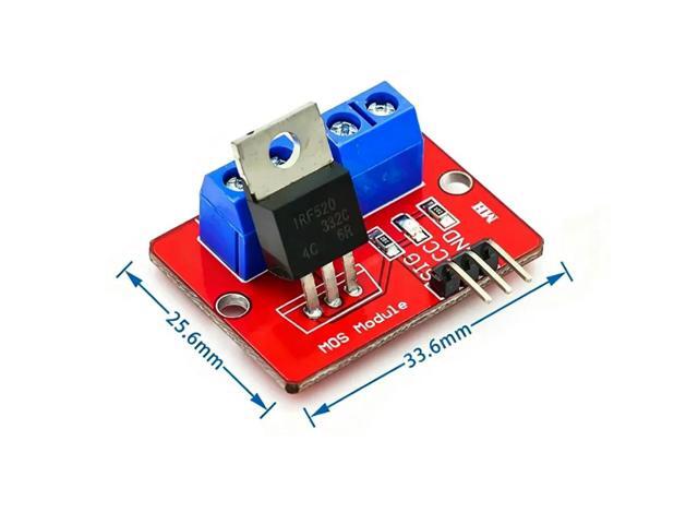 1pcs IRF520 drive module MOS tube field effect tube single-chip microcomputer drive module PWM adjustment