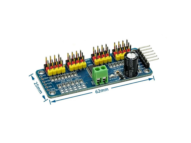 1pcs PCA9685PW 16 Channel 12-Bit PWM Servo Shield Driver I2C Interface PCA9685 Module