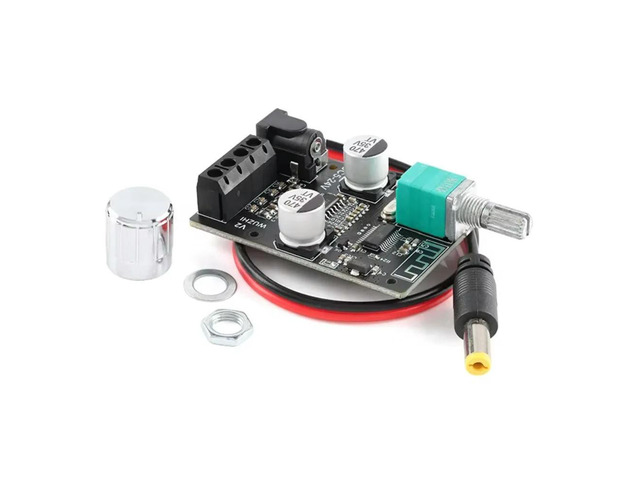 ZK-502L Mini BLE 5.0 Module DC 5-24V BLE5.0 50WX2 50W+50W AMP Amplificador Audio Stereo Digital Power Amplifier Board