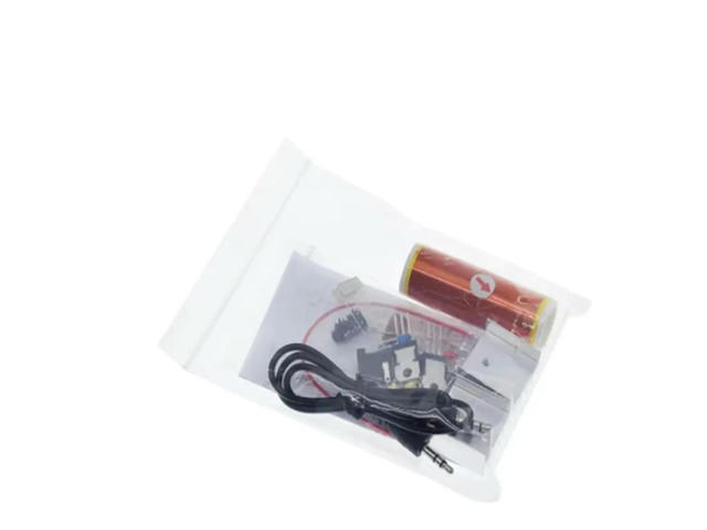 1 Set Mini Tesla Coil Kit 15W Mini Music Tesla Coil Plasma Speaker Tesla Transmission DC 15-24V DIY Kits