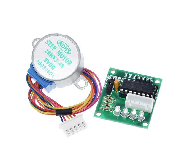 10pcs/lot Electronics 28BYJ-48 5V 4 Phase DC Gear Stepper Motor ULN2003 Driver Board DIY Kit