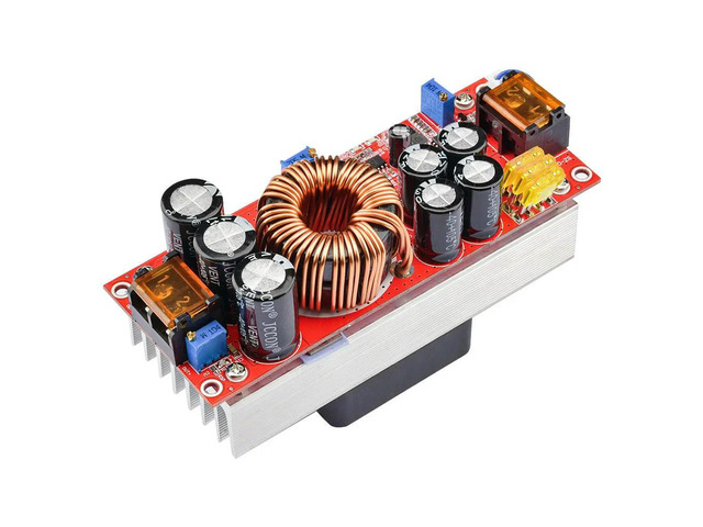 DC-DC 1800W 40A Boost Converter Step Up Power Supply Module 10-60V to 12-90V Adjustable Voltage Charger