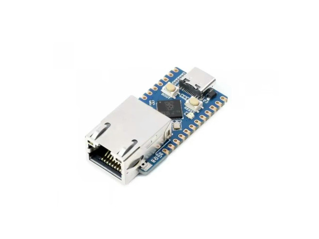 Raspberry Pi Pico RP2040-ETH Mini Development Board RP2040 Ethernet Port Module Based on Official RP2040 Dual Core Processor