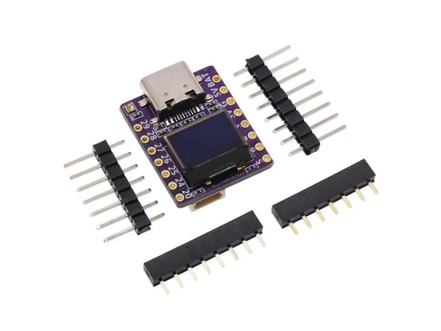 5pcs/lot Raspberry Pi Pico Rp2040 Development Board with 0.42 Inch LCD Supports and Microprython