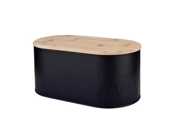 For Household Kitchen Box Stainless Steel Bread Box Box Bamboo Cover Cutting Board Fresh-keeping