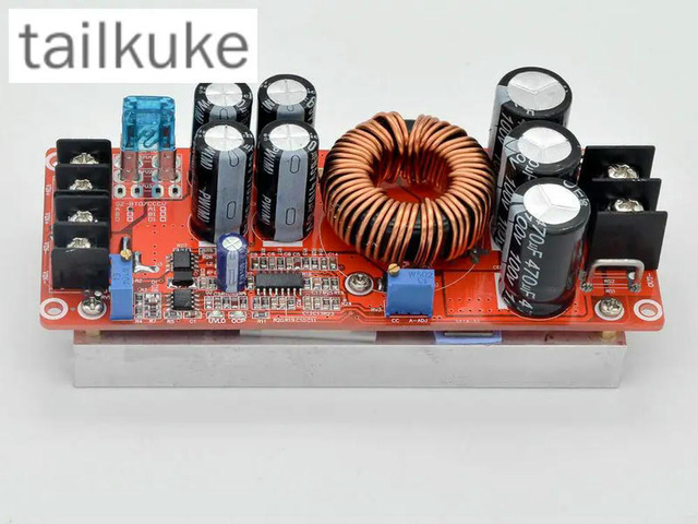 1200W High-Power DC-DC Step-Up Constant Voltage/Constant Current Adjustable Vehicle Charging Power Module