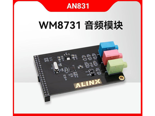 ALINX Black Gold Matching Audio Capture Module WM8731 AN831