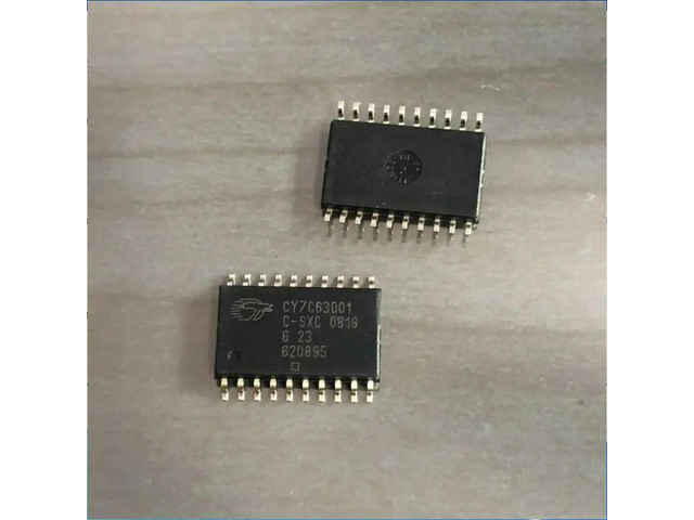 5PCS/LOT CY7C63001C-SXC CY7C63001 SOP-20 IC MCU 4K USB MCU LS 20SOIC