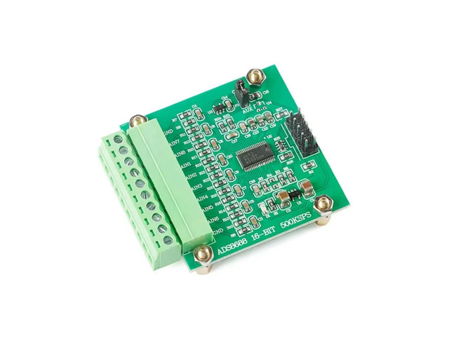 Single Bipolar Input 500KSPS 8 Channel ADS8688 SAR ADC Data Acquisition Conversion Converter
